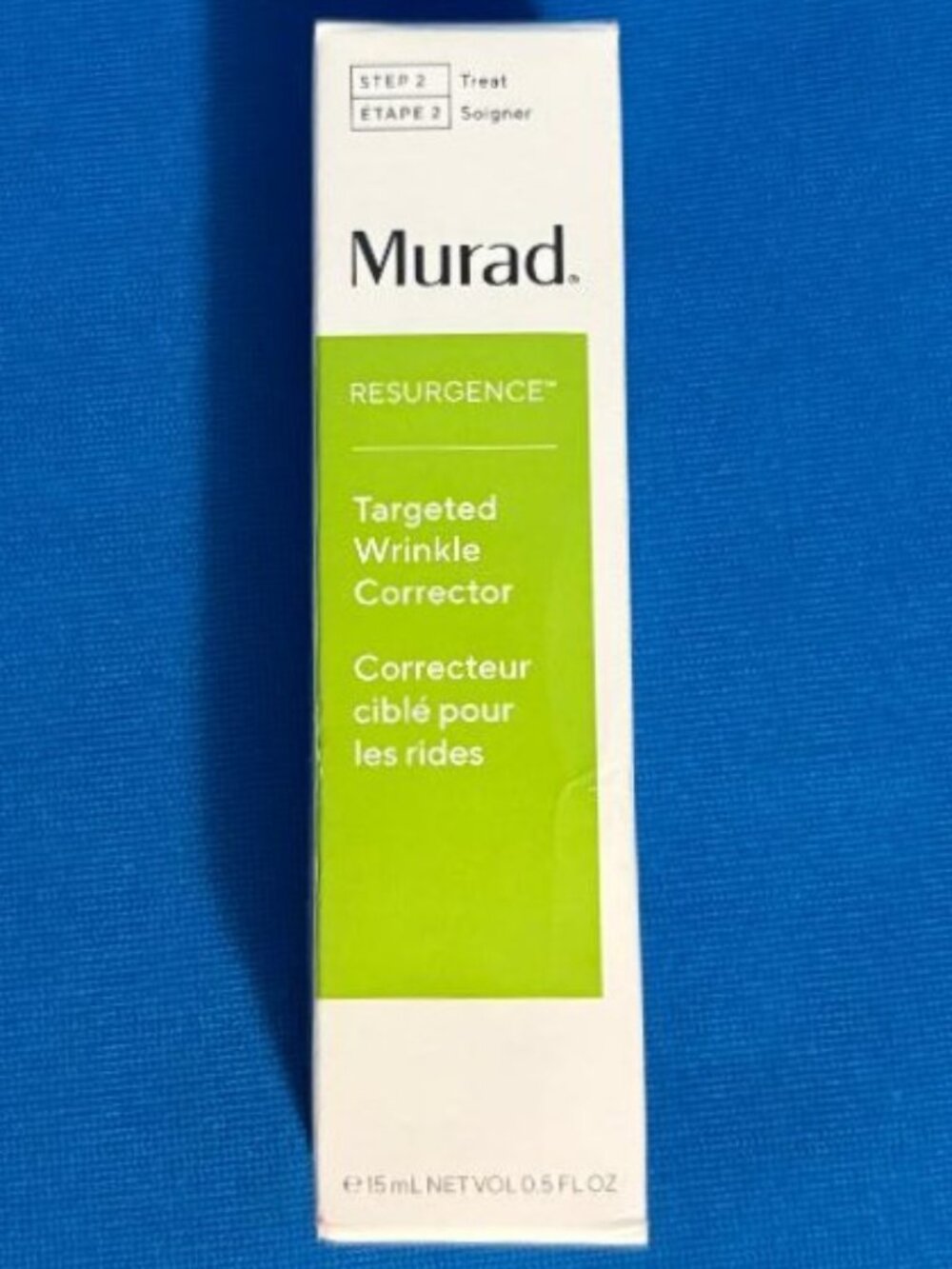 NEW FULL SIZE MURAD RESURGENCE TARGETED WRINKLE CORRECTOR 15 ML / 0.5 FL OZ